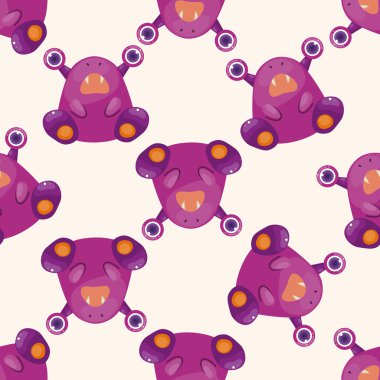 canavar çizgi film, çizgi film Dikişsiz desen arka plan