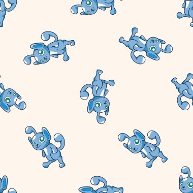 tuhaf canavar, karikatür Dikişsiz desen arka plan