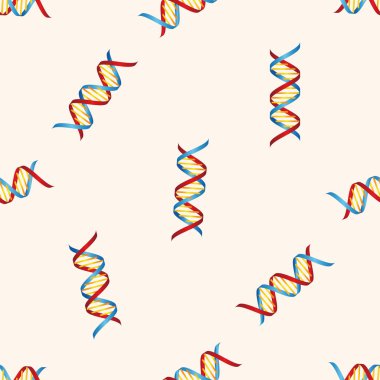 Moleküler yapısı, karikatür Dikişsiz desen arka plan