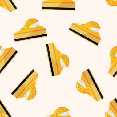 kek 10, karikatür Dikişsiz desen arka plan dekorasyon