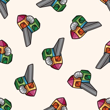 Bahçesi slayt, karikatür Dikişsiz desen arka plan