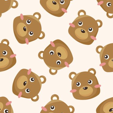 hayvan çizgi film, çizgi film Dikişsiz desen arka plan