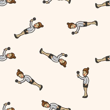 Muhabir ve fotoğrafçı, karikatür Dikişsiz desen arka plan