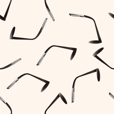 ev aletleri Tema lamba, karikatür Dikişsiz desen arka plan