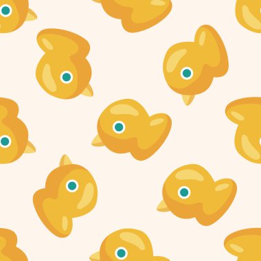 Bebek oyuncak ördek, karikatür Dikişsiz desen arka plan