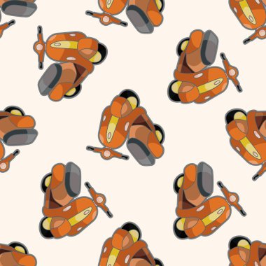 ulaşım motorlu, karikatür Dikişsiz desen arka plan