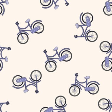 ulaşım motor, karikatür Dikişsiz desen arka plan