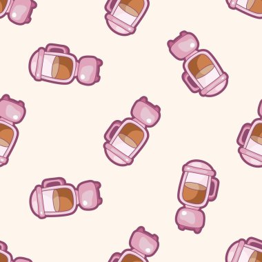 mutfak eşyaları meyve sıkacağı, karikatür Dikişsiz desen arka plan