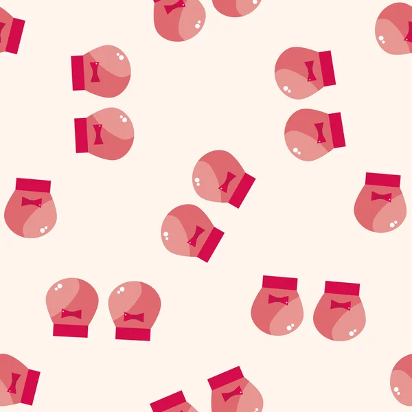 Baby handskar, tecknade seamless mönster bakgrund — Stock vektor