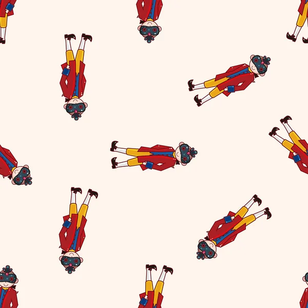 insanlar parti elbise, karikatür Dikişsiz desen arka plan