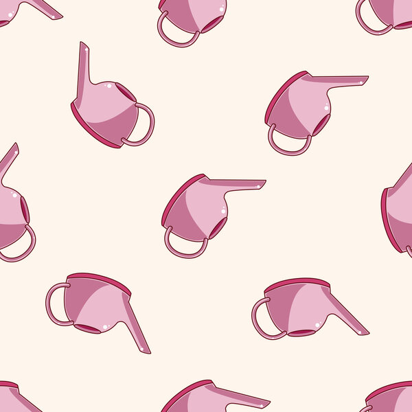 plant waterer , cartoon seamless pattern background