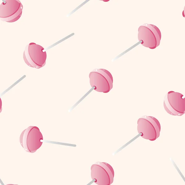 Bonbons, dessin animé fond de motif sans couture — Image vectorielle