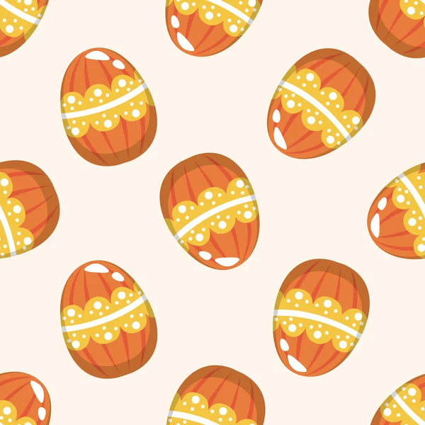 Huevo de Pascua 10, dibujos animados sin costura fondo — Vector de stock