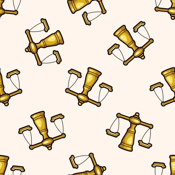 Legal balance, cartoon seamless pattern background — стоковый вектор