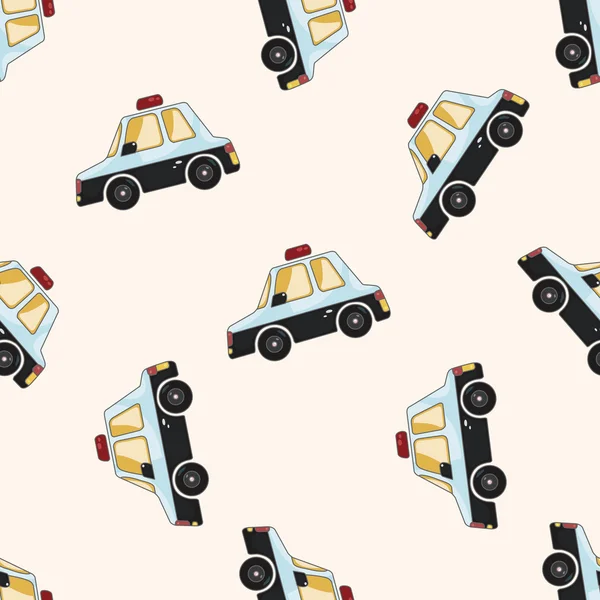 Transportation car , cartoon seamless pattern background — Stock Vector