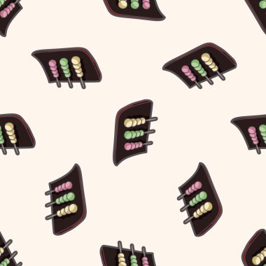 Japon yemekleri, çizgi film etiketi simgesi