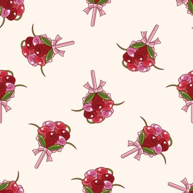 çiçek buketi, çizgi film etiketi simgesi