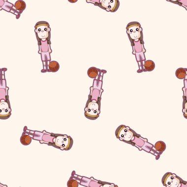 basketbol oyuncusu, çizgi film etiketi simgesi