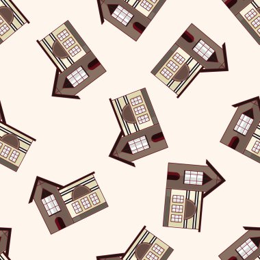 Bina konut, çizgi film etiketi simgesi