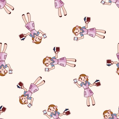 Uçuş görevlileri, çizgi film etiketi simgesi