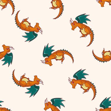 ejderha, çizgi film etiketi simgesi