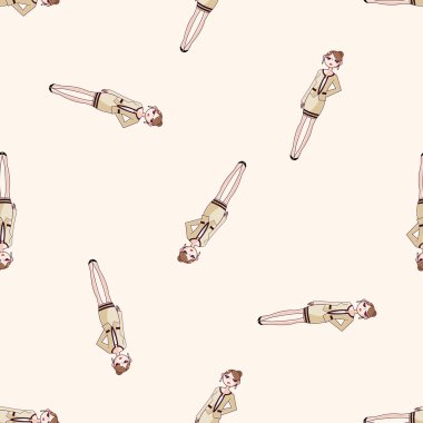 Bayan kız çizgi film, çizgi film etiketi simgesi