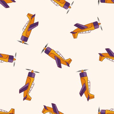 ulaşım uçak, çizgi film etiketi simgesi