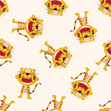 hayvan kaplan çizgi film, çizgi film etiketi simgesi