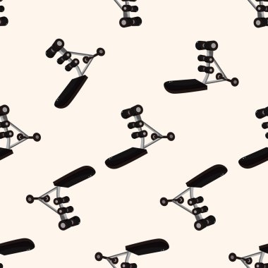 Fitness Ekipmanları, çizgi film etiketi simgesi