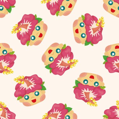 çiçek, f, seamless modeli