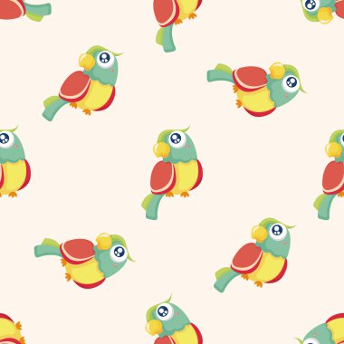 kuş çizgi film, seamless modeli