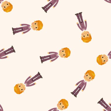 Erkek adam çizgi film, seamless modeli