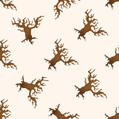 Cadılar Bayramı ağaç, seamless modeli