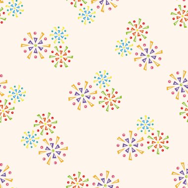 Eğlence Parkı havai fişek, seamless modeli