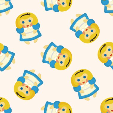 peri masalı Prenses, seamless modeli