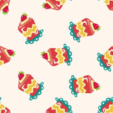 Dekorasyon kek, seamless modeli