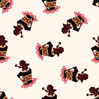 Dekorasyon kek, seamless modeli