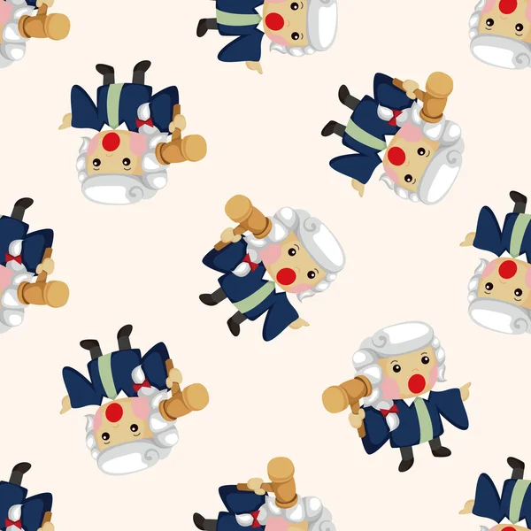 Judge, seamless pattern — стоковый вектор