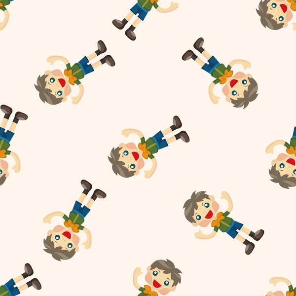 Scout, seamless pattern — стоковый вектор