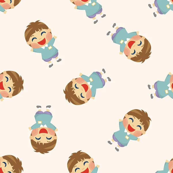 Kid, seamless pattern — стоковый вектор