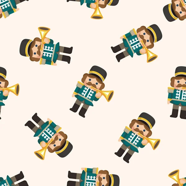 Toy Soldiers, naadloze patroon — Stockvector