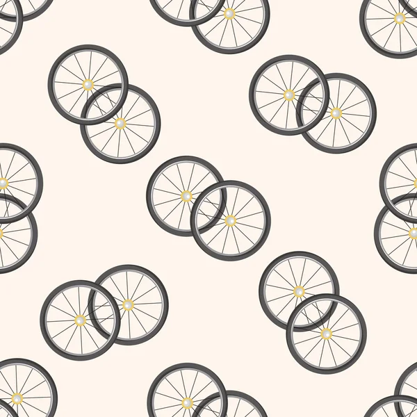 Equipo de bicicletas, patrón sin costuras — Vector de stock