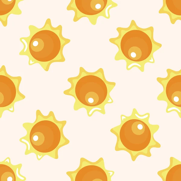 Soleil de l'espace, motif sans couture — Image vectorielle