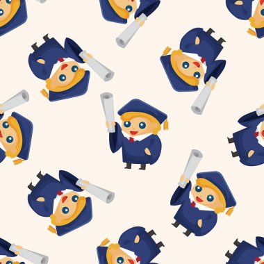 Öğrenci çizgi film, seamless modeli