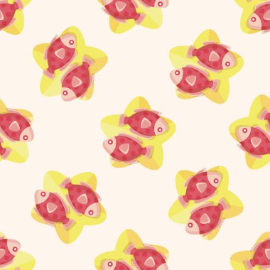 Takımyıldızı balık, seamless modeli