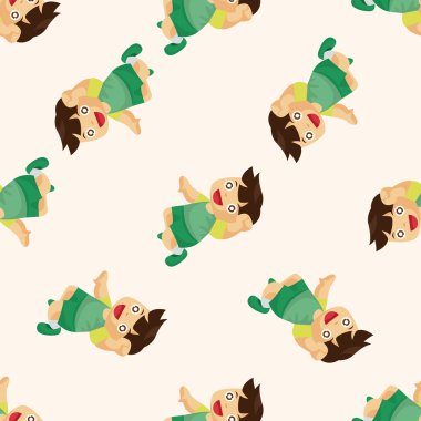 kişi, Dikişsiz desen atlama