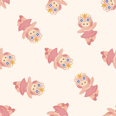 hayvan domuz çizgi film, seamless modeli dans