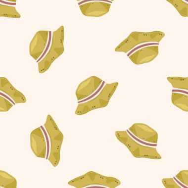 Balık tutma şapka, seamless modeli