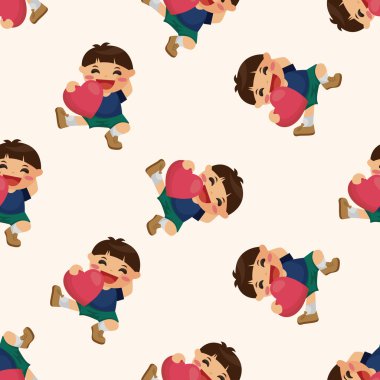 kalp karakter, seamless modeli grubu