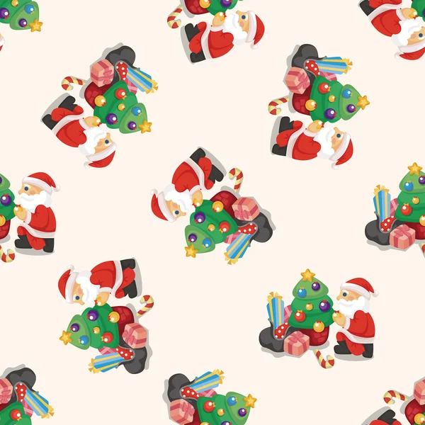 Santa claus, motif sans couture — Image vectorielle